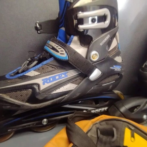 Roces S102 inline skates like new, size 42 with bag and knee protectors