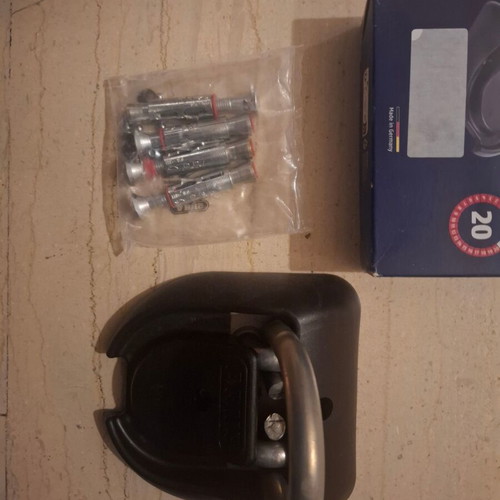 Abus WBA 100 ground ring new for motorcycle or car locking