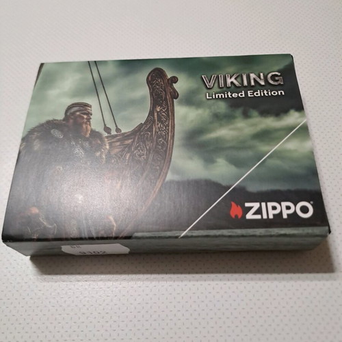 Zippo Viking Limited Edition lighter new, collectible brass design