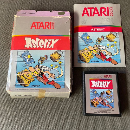 Asterix game for Atari 2600 used, complete in box
