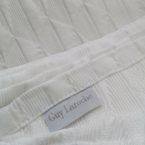 Medici blanket Guy Laroche super king size new, white 245x260