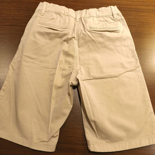 Zara chino fabric bermuda shorts 10 years 140cm like new beige