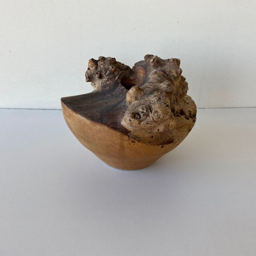 Wooden candlestick used