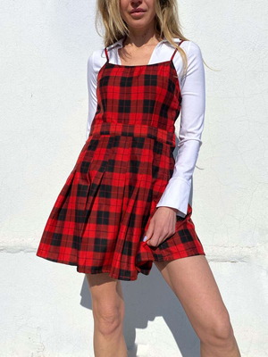 H&M dress red size S like new