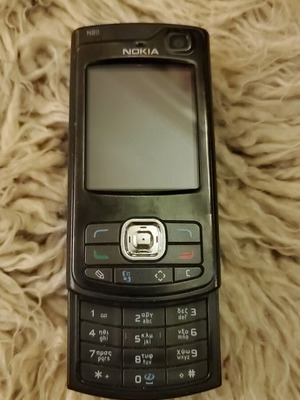 Nokia N80 μεταχειρισμένο, ασημί, λειτουργεί κανονικά