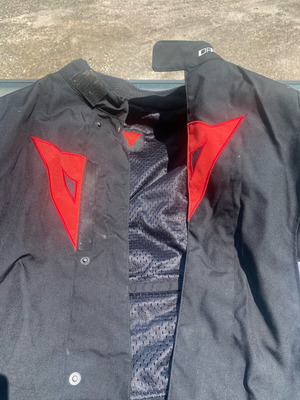 Dainese Laguna Seca D-DRY 3 Jacket like new, black/lava-red/white