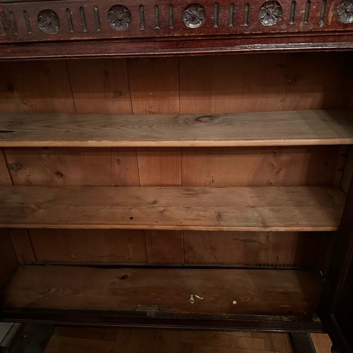 Carved vintage shelf furniture used