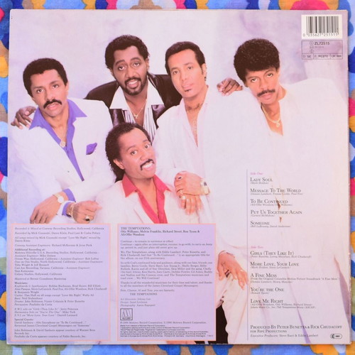 The Temptations To Be Continued LP like new, soul funk r&b