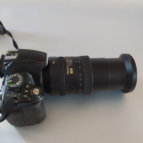 Nikon D3100 DSLR camera used with AF-S DX Nikkor 18-200mm f/3.5-5.6G ED VR lens