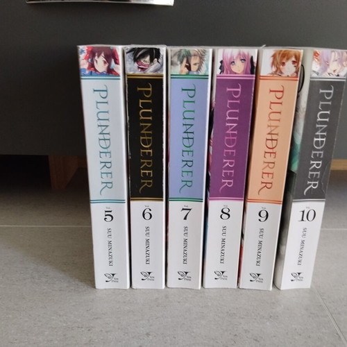 Plunderer manga volumes 5-10 new, English