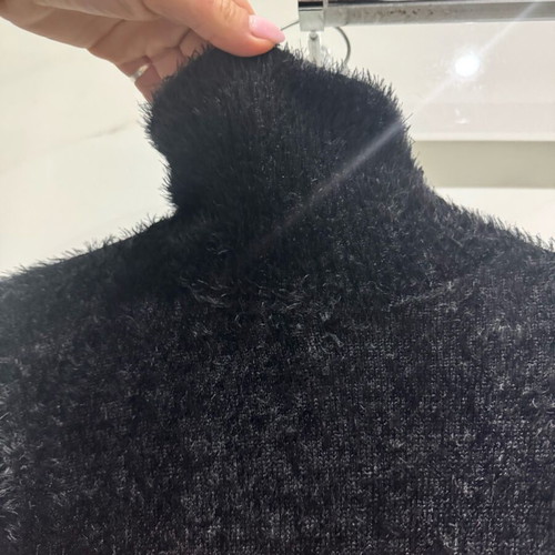 Black turtleneck dress like new, very soft and warm