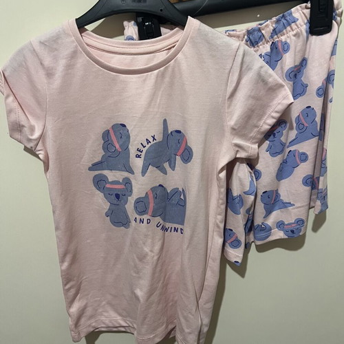 Mothercare girls' pink pajamas new with tags 4-5 years 110cm