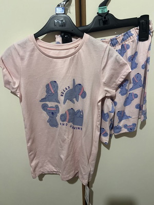 Μπιτζαμάκι Mothercare ροζ καινούργιο με ετικέτες 4-5 ετών 110cm