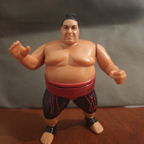 WWF Hasbro Yokozuna figure used, Giants of Catch