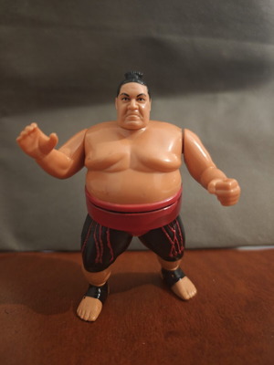 WWF Hasbro Yokozuna figure used, Giants of Catch