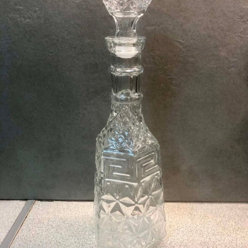Glass Carafes with Stopper Pack of 3 1000ml Like New