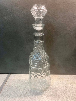 Γυάλινες καράφες με πώμα πακέτο 3 1000ml σαν καινούργιες