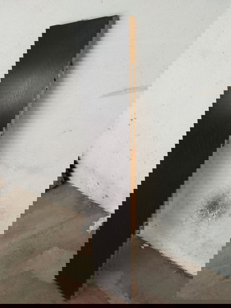 Ράφι Τοίχου με αόρατη στήριξη 120x23x4cm μαύρο