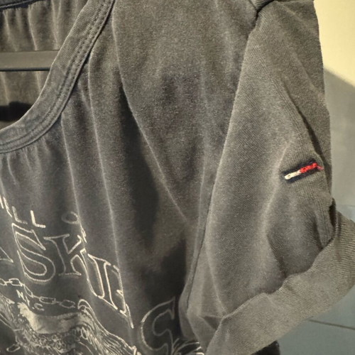 Tommy Hilfiger denim blouse used, gray, size XS