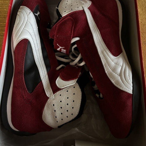 Puma Grit Cat Co Vintage Motorsport Boots, EU 46, red white black