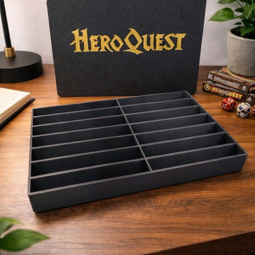 HeroQuest dice holder new, 7 rows for 16mm dice