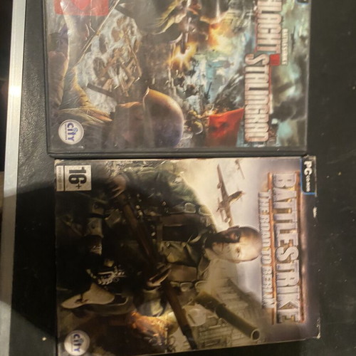 Battlestrike PC games like new, pack of 2