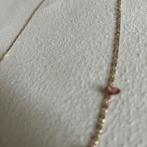 Gold plated necklace with details new, gold color