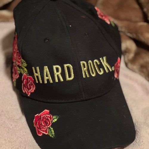 Hard Rock hat like new, one size, black