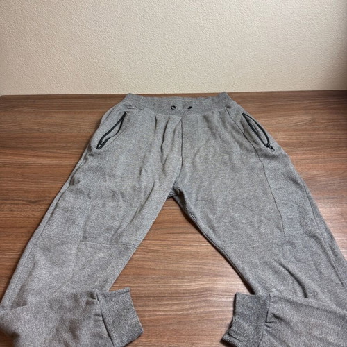 Bershka Men's Grey Sweatpants used without drawstring