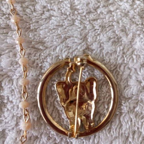 Handmade jewelry new with necklace and elephant brooch