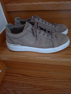 Boggi Suede Sneakers Men Size 45 Beige Like New