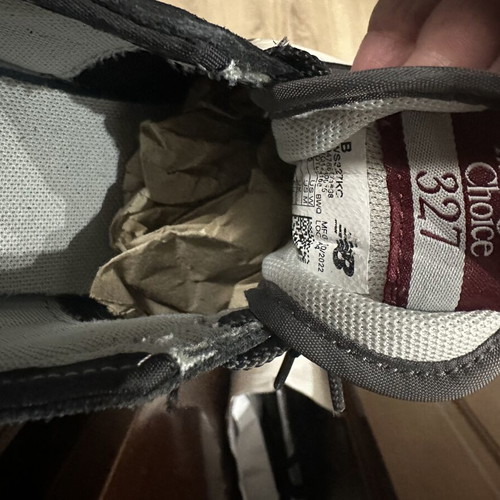New Balance 327 sneakers size 38, black