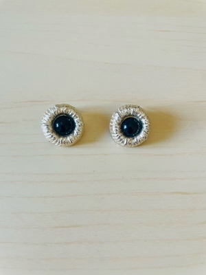 Vintage earrings like new, blue