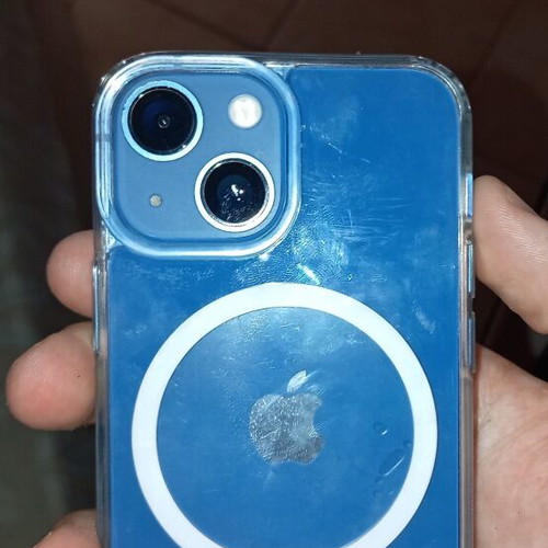 iPhone 13 mini like new, blue, 256GB, minor screen scratch
