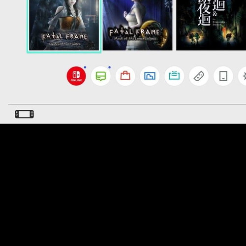 Nintendo Switch Games Fatal Frame Maiden of Black Water and Mask of The Lunar Eclipse like new