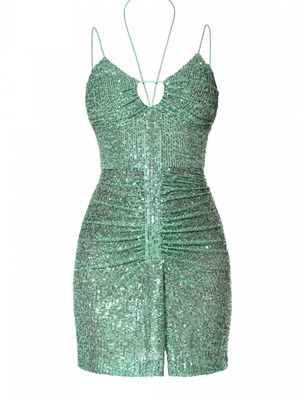 Mini φόρεμα Sandra Mint Sparkle καινούριο με sequins