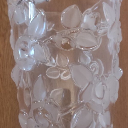 Vase with embossed designs used