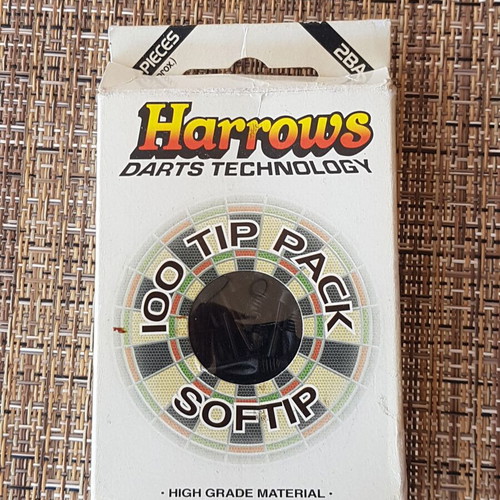 Harrows darts set of 6 pieces like new with soft tips