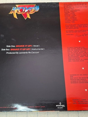 Koxo Shake It Up LP μεταχειρισμένο, ηλεκτρονικό