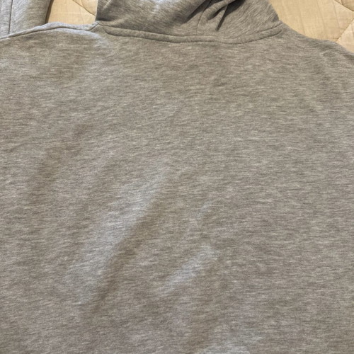 H&M cropped hoodie sweatshirt like new, gray, size 158 cm