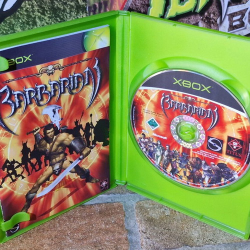 Barbarian Xbox Microsoft like new, mint condition