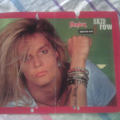 Skid Row (Sebastian Bach) poster used, magazine Blec