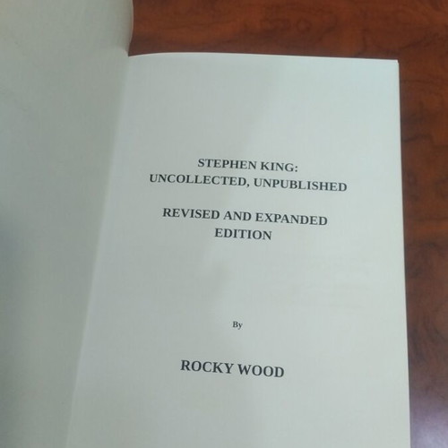 Book Stephen King Uncollected Unpublished used, foreign literature