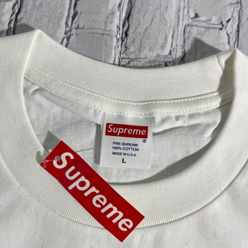 Supreme Smoke Tee new, size M, L, white