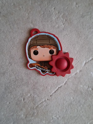 Ron Weasley Kinder Joy figure like new with paper and string