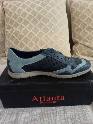 Мъжки обувки casual Atlanta нови, номер 43, сини