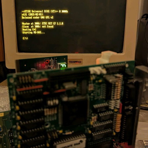 Juko Ultimate EGA+ graphics card used, 256KB ISA 8-bit