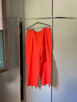 Collusion πορτοκαλί office pants plus size καινούργιο, μέγεθος UK20