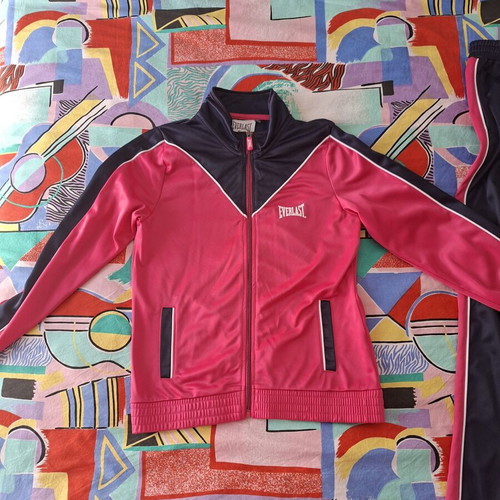 Everlast tracksuit for girls 158 cm, pink and dark blue