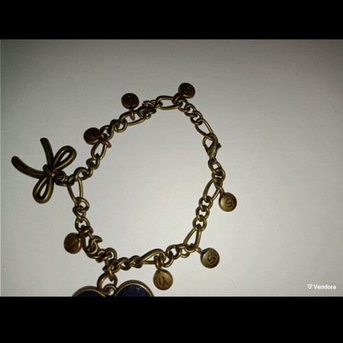 Santoro Gorjuss Jewelry Set like new, bracelet and enamel pin